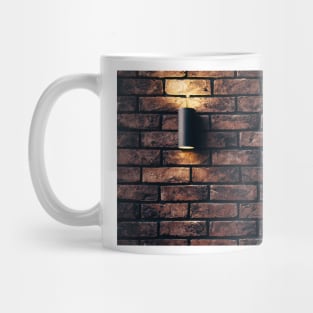 Brick brickwall brickwork cement Mug